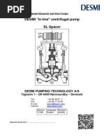 DESMI "In-Line" Centrifugal Pump SL Spacer: Desmi Pumping Technology A/S