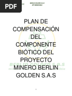 Plan de Compensación Biotica (Berlín - Antioquia)