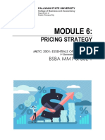 Essentials of Marketing - Module - 6 Pricing