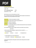 Summative Test 1-4 - Pendre