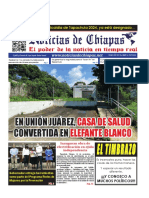 Periódico Noticias de Chiapas, Edición Virtual Jueves 17 de Noviembre de 2022