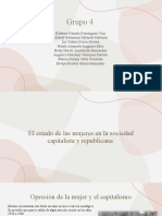 El Estado de Las Mujeres en La Sociedad Capitalista y Republicana