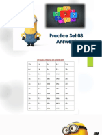 Practice Set 3