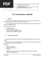 TP 1: Introduction A MPLAB: I. Objectifs