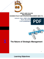 Chapter-1-The Nature of Strategic MGT