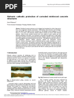 Galvanic Cathodic Protection of Corroded Reinforce