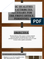 Attributes in Hotel Management PPT by Hammad Najam-1