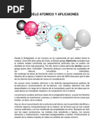 Modelo Atomico y Aplicaciones