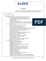 Pre Álgebra. Plan de Estudios (635 Temas)