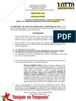 Resolucion Autorización Vehículo para Uso de Publicidad Política