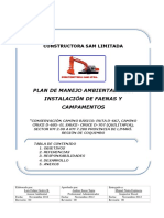 Plan de Manejo Instalacion Faenas