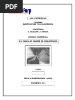 B3 - Calcular Calibre de Conductores