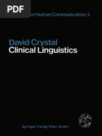 Crystal David - Clinical Linguistics