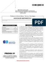 Prova 02 Matemática AOCP