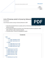 List of Dramas Aired in Korea by Network in 2007 - DramaWiki