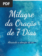 Milagre Da Oração de 7 Dias - Atraindo A Atenção Do Céu