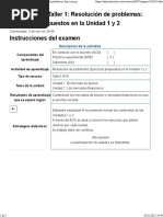 Examen (APEB1-15%) Taller 1 Resolución de Problemas Ejercicios Propuestos en La Unidad 1 y 2