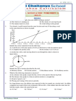 Intso Stso Physics Class Vii Motion and Time Worksheet-6