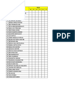 Nilai Kelas X Spreadsheet