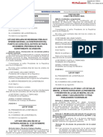 Ley #31625 Ley Que Declara de Necesidad Pública La Construcción de Puerto de Corio