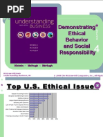 Demonstrating Ethical Behavior and Social Responsibility