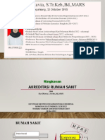 Pertemuan 9 Standar Akreditasi Rumah Sakit Oleh Eka Oktavia, S.TR - Keb.,Bd.,MARS