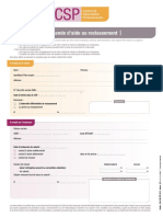 Demande Aide Au Reclassement