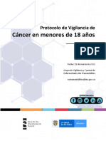 Pro - Cáncer en Menores de 18 Años 2022