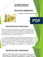 Clase - FUNDAMENTOS DE LA BIOTECNOLOGÍA