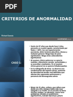 Criterios de Anormalidad