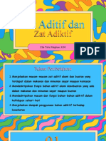 Zat Aditif Dan Zat Adiktif Kelas VIII (Part 1)