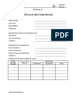 Sewage Record Book