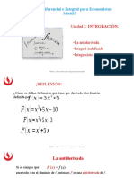 2.1 La Antiderivada. Integración Indefinida-Sustitución