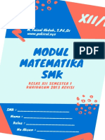 Modul Matematika SMK Kelas XII Semester 1