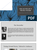 Oscar Wilde's Prose Poems