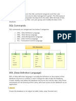 Imp SQL Commands