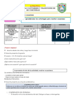 SESION DE MATEMATICA OCTUBRE Ecuaciones Noviembre