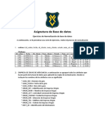 Tarea 3 Ejercicios de Normalizacion