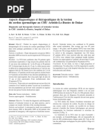 Aspects Diagnostiques Et Thérapeutiques de La Torsion Du Cordon Spermatique Au CHU Aristide-Le-Dantec de Dakar