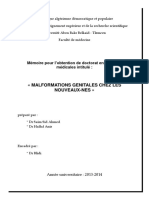 Malformations Genitales Chez Les Nouveaux Nes