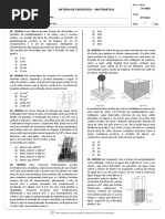 Bateria de Exercícios - Matemática (GEOMETRIA ESPACIAL)