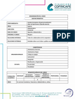 Denominacion de Cargo Gestor Operativo