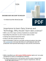 Lecture 1 - Milk Composition