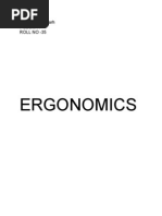 Ergonomics: Name:Jibran Rarh Pgdbm-A Roll No - 35