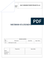 Method Statement-MV Cable (132) Laying & Termination