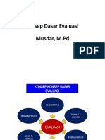 Pertemuan Ke Iii Konsep Dasar Evaluasi