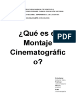 Qué Es El Montaje Cinematográfico