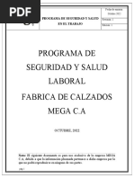 2 Gaby Programa de Seguridad y Salud Laboral Calzados Mega