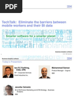 Techtalk: Eliminate The Barriers Between Mobile Workers and Their Bi Data