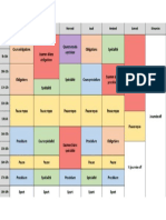 Planning Préparation Model1